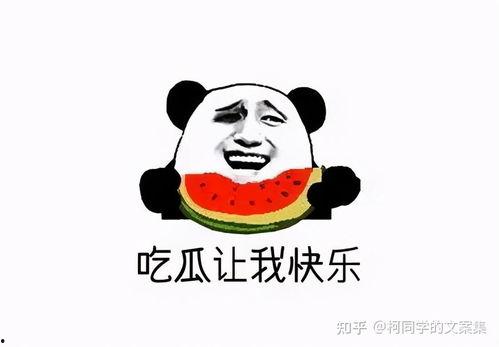 吃瓜娱乐图片文案可爱,可爱吃瓜图,带你领略欢乐瞬间